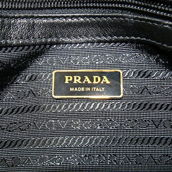 PRADA Black Leather Shoulder Bag - Picture 4 of 10